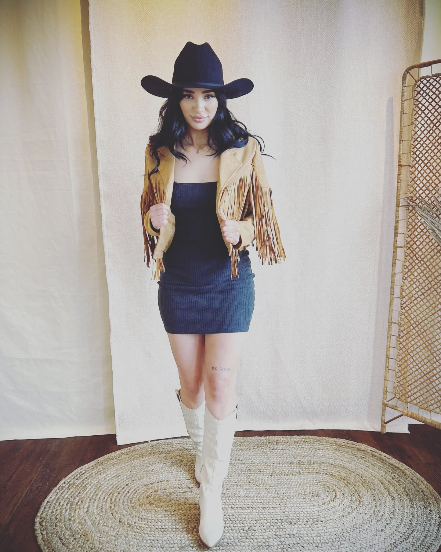 Fringe Suede Moto Jacket - the friday collective