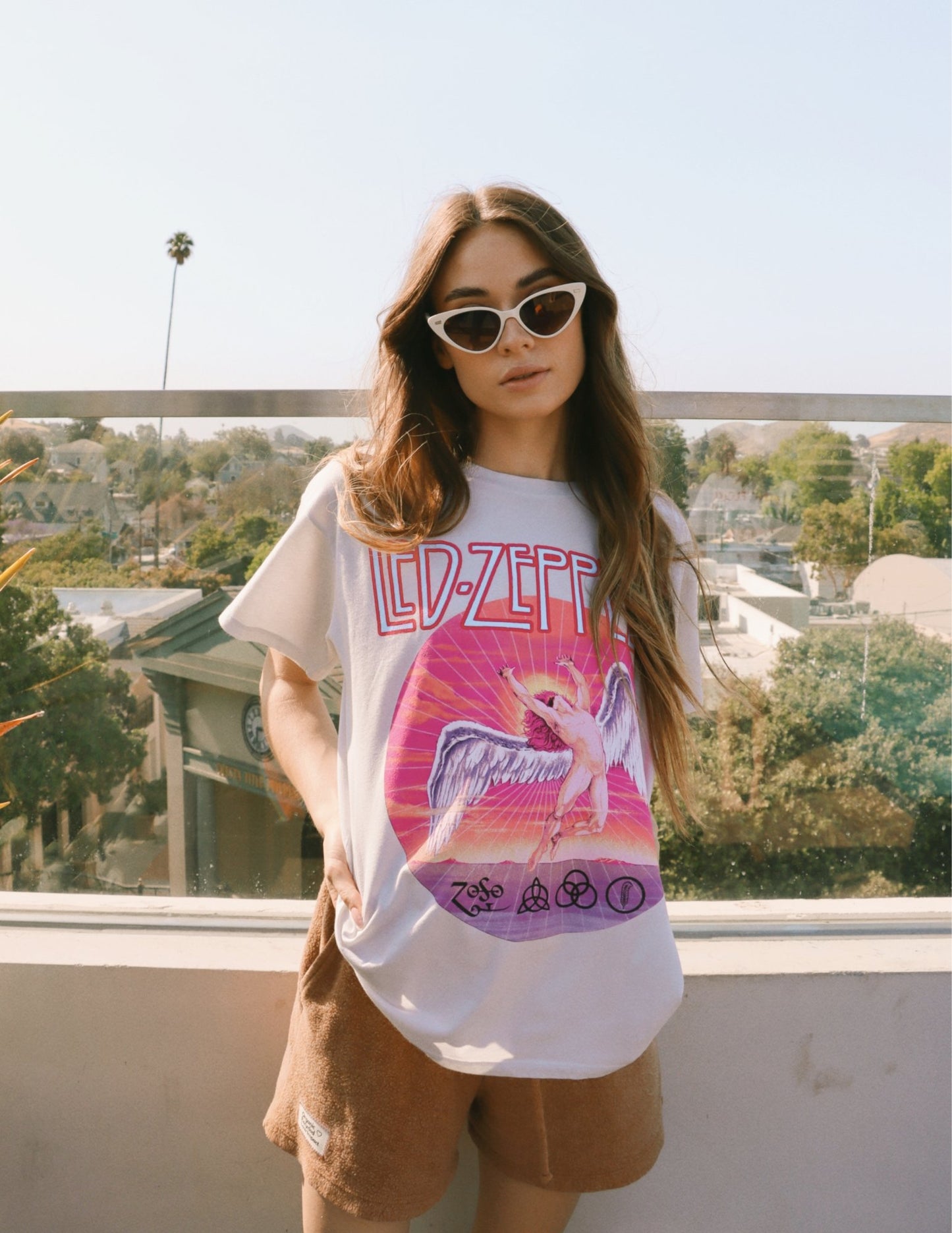 People of Leisure - Led Zeppelin Swan Song Boyfriend Tee - the friday collective