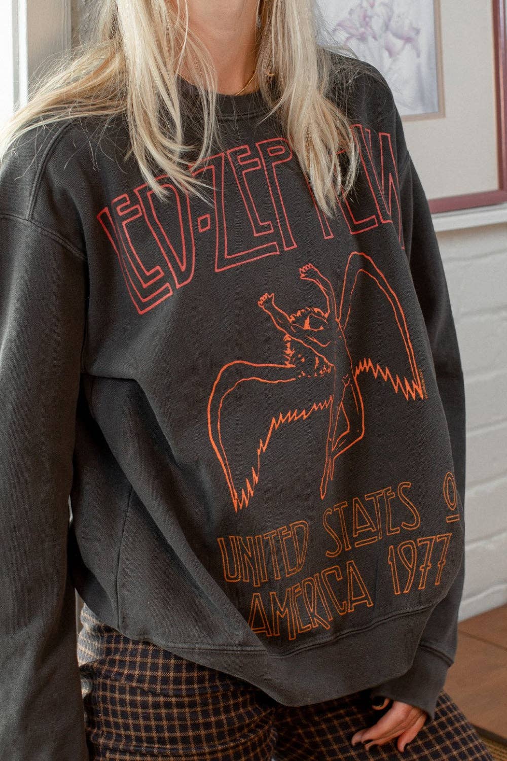 People of Leisure - Led Zeppelin USA 1977 Sweatshirt - the friday collective