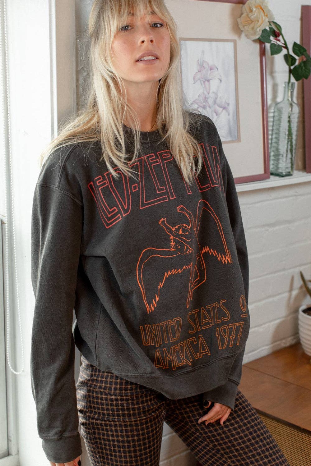 People of Leisure - Led Zeppelin USA 1977 Sweatshirt - the friday collective