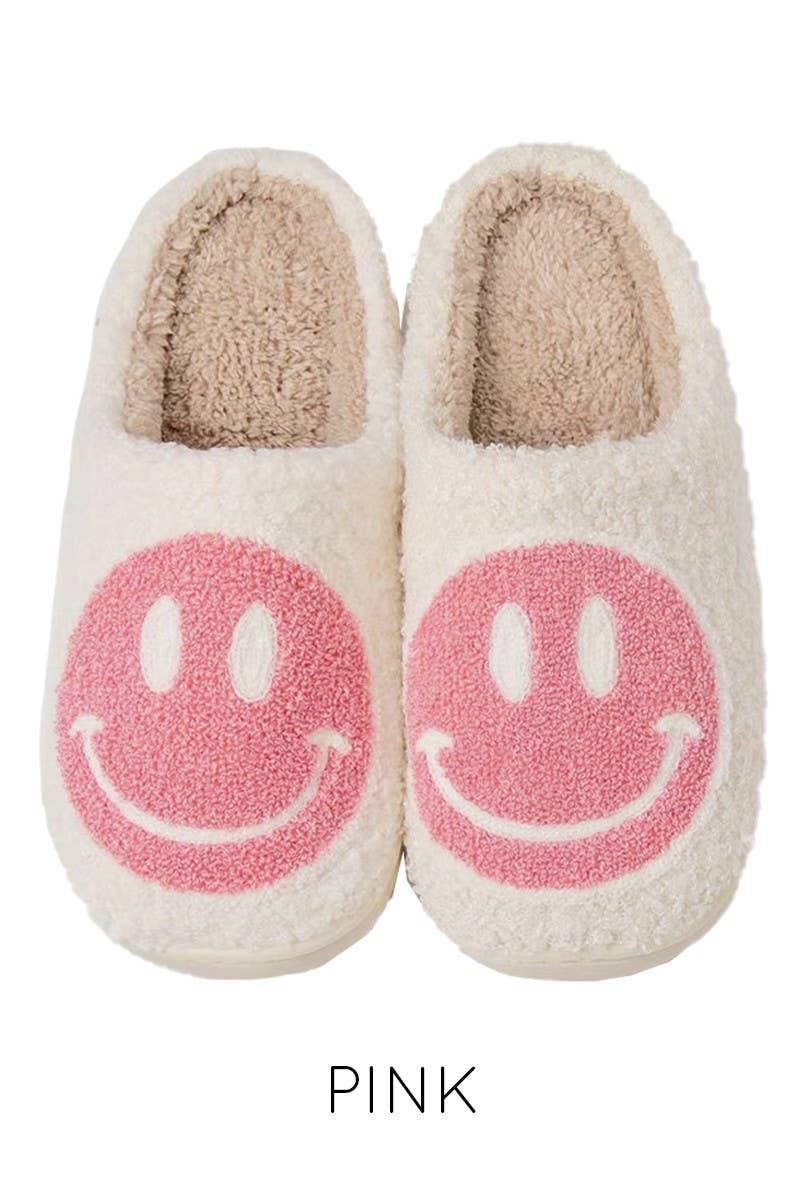 Smiley Face Slippers - the friday collective