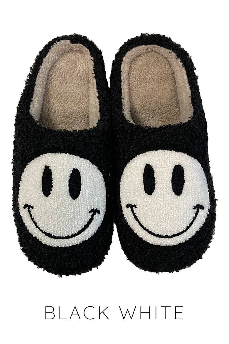 Smiley Face Slippers - the friday collective