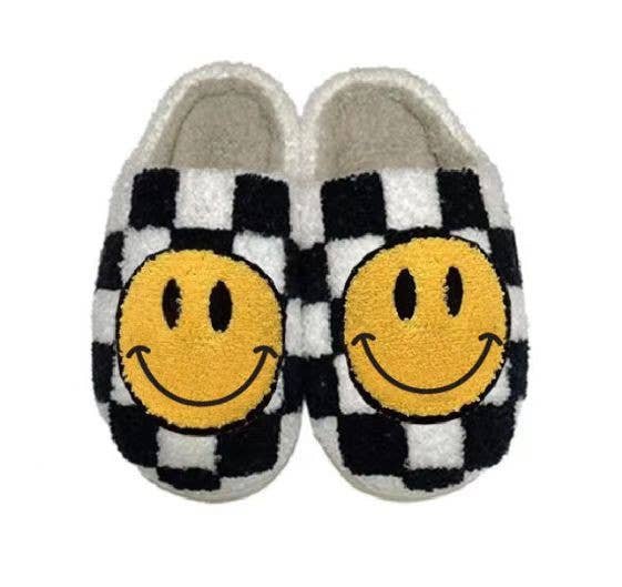 Smiley Face Slippers - the friday collective