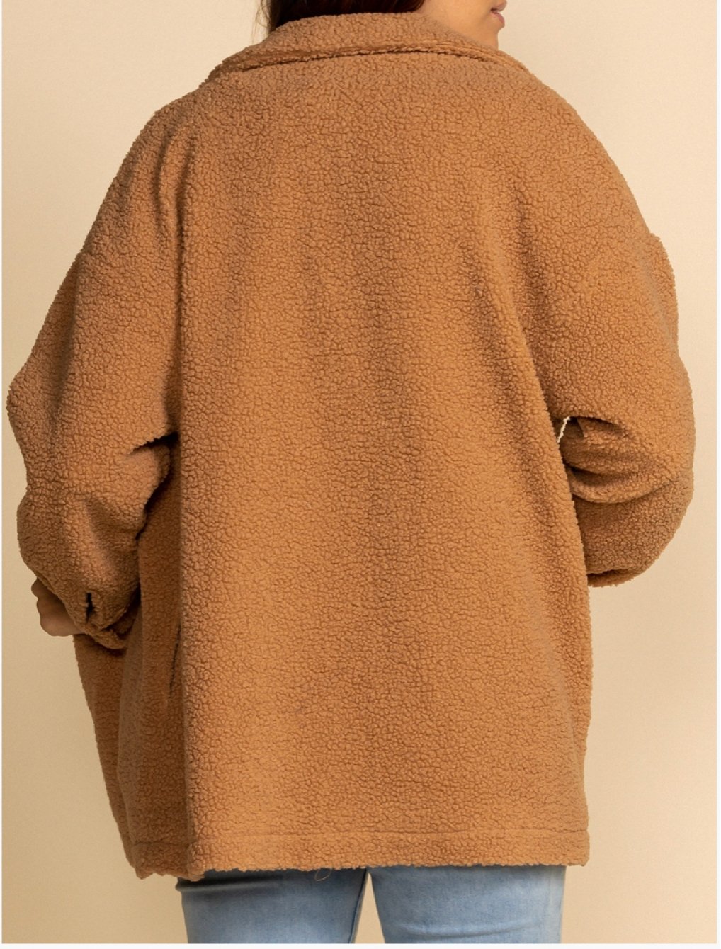 The Narla Teddy Coat -Pink Martini - the friday collective
