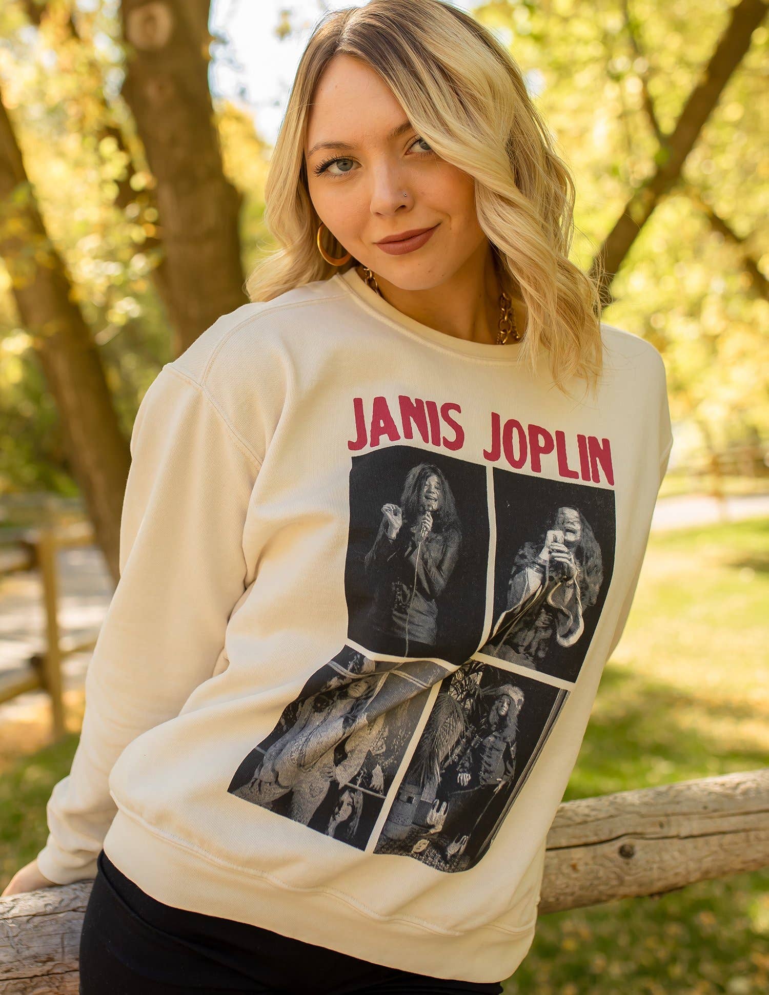 People Of Leisure - Janis Joplin Sweatshirt - the friday collective