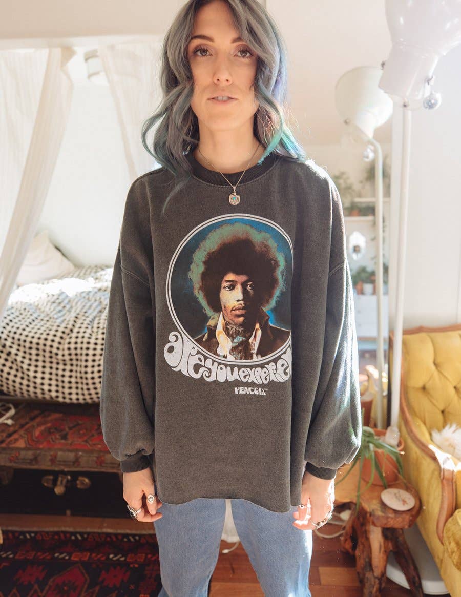 People of Leisure - Jimi Hendrix Are You Experienced Sweatshirt - the friday collective