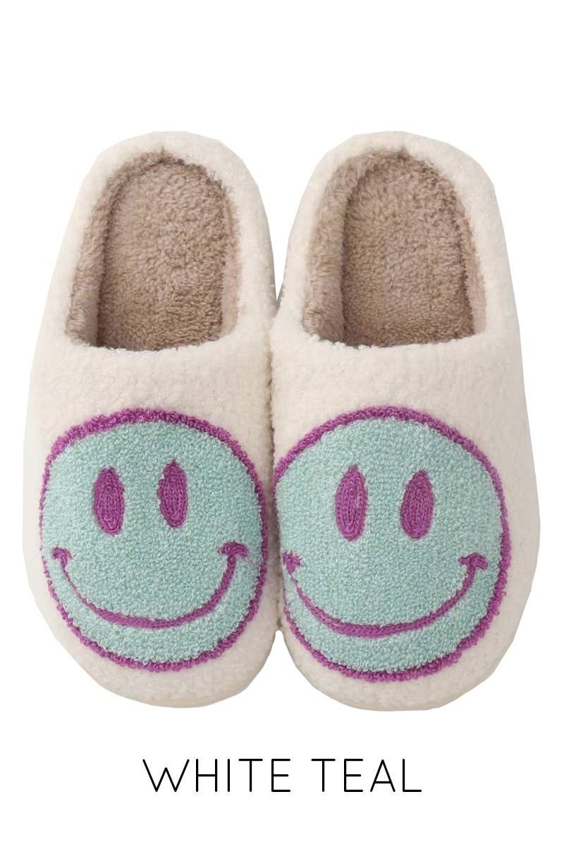 Smiley Face Slippers - the friday collective