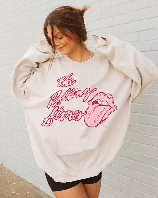 The Rolling Stones Malibu Puff Sweater - the friday collective