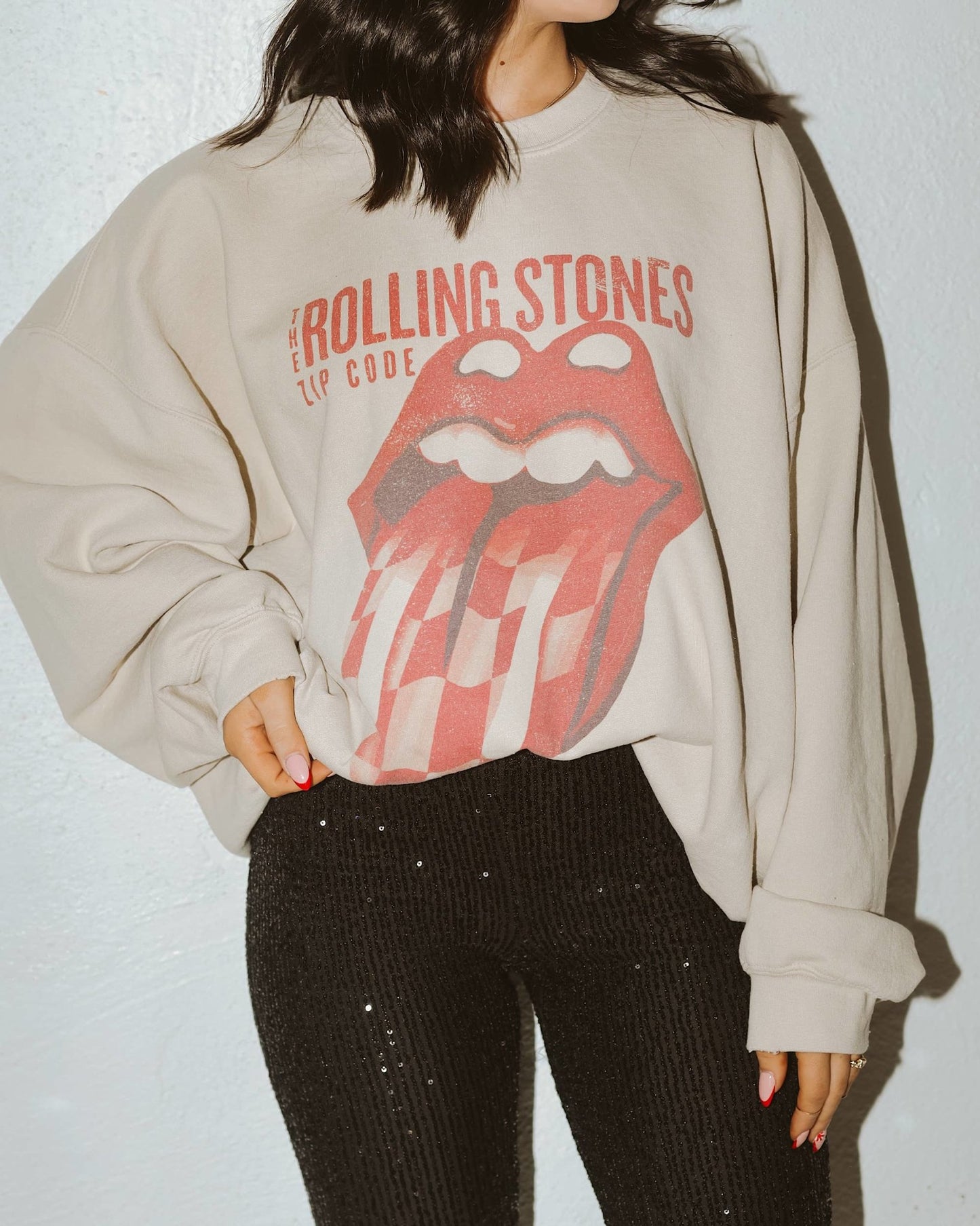 The Rolling Stones Zip Code Sweater - LivyLu - the friday collective